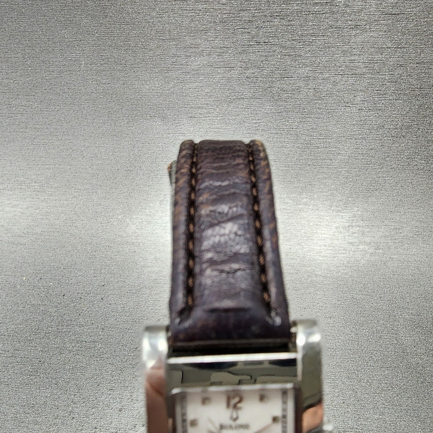Bulova Tank Watch Women 21mm White Dial Silver Tone Date Rectangle New Battery4