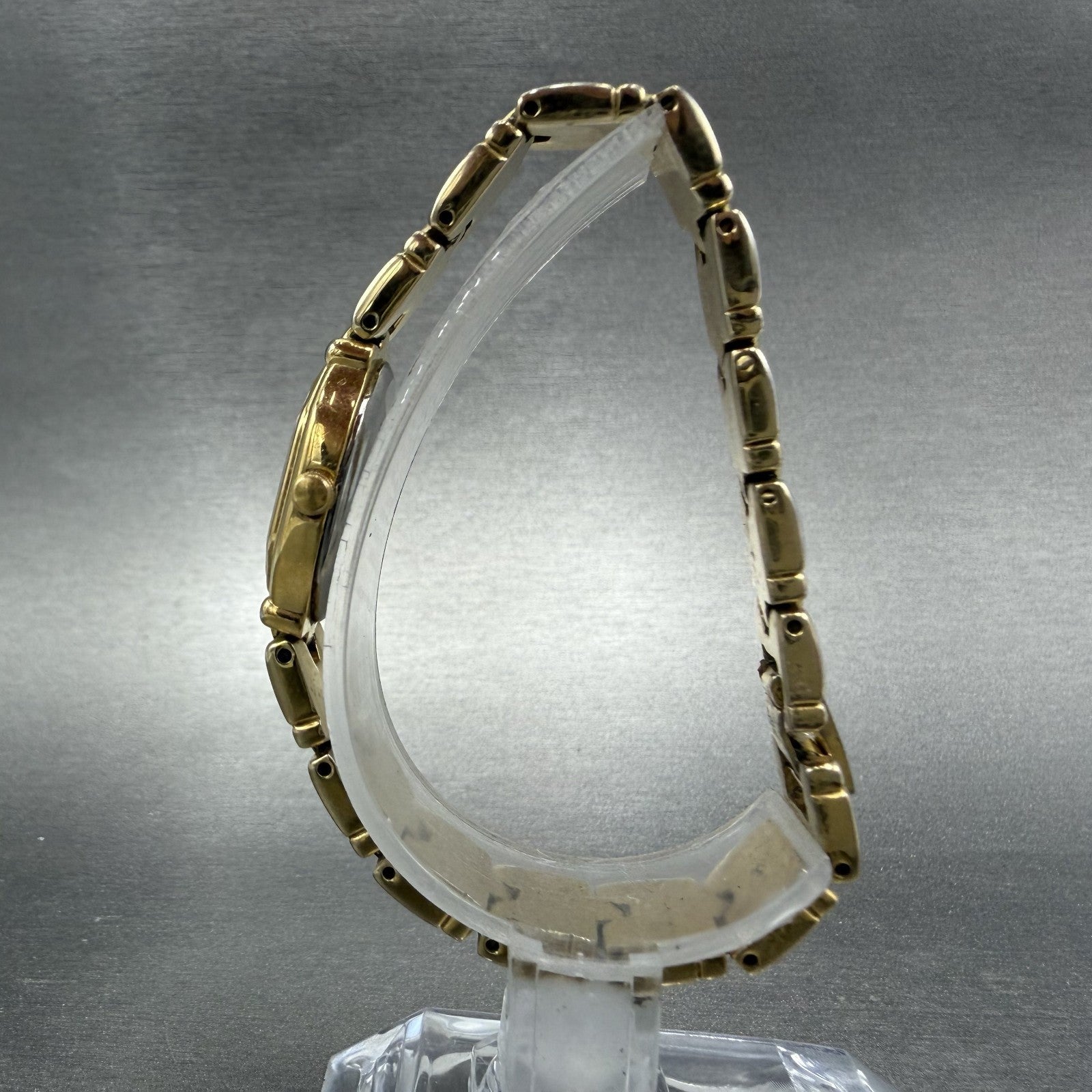 Citizen Watch Women 17mm MOP Dial Gold Tone Hexagon 3220-326130 New Battery ABDC6
