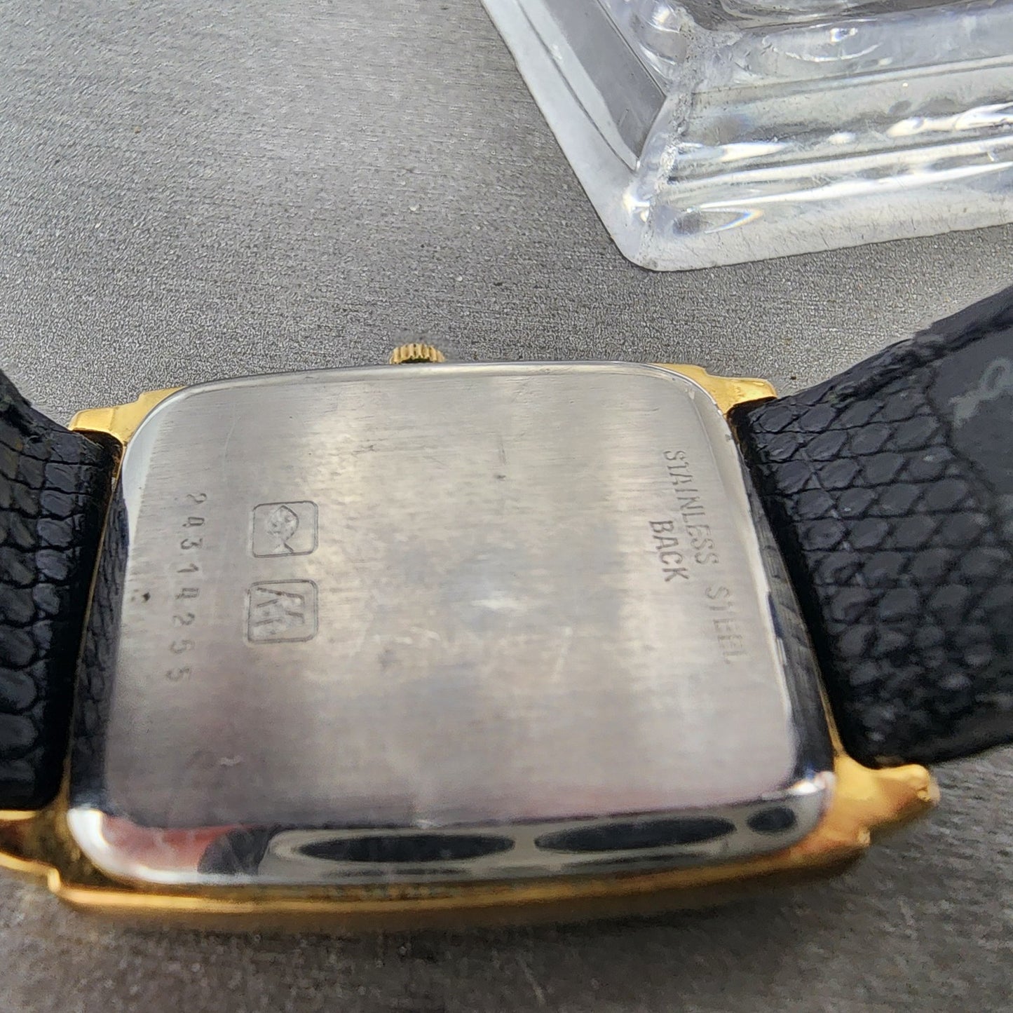 Longines Tank Watch Men 26mm Silver Dial Gold Tone Rectangle 7027 New Battery9