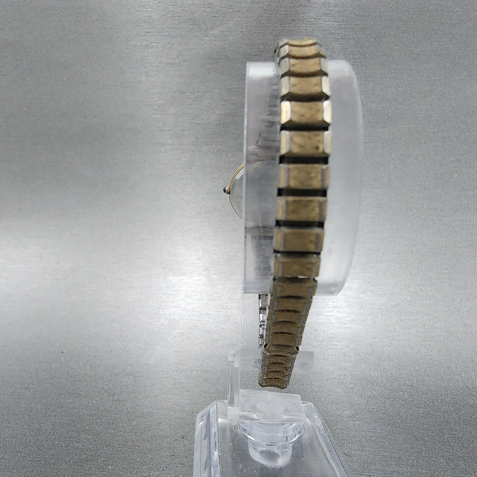 Seiko Exceline Watch Women 22mm White Dial Gold Tone Round 73210070 New Battery7