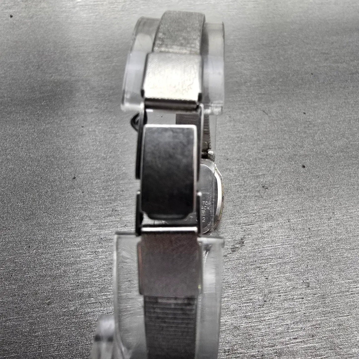 Seiko Watch Women 18mm Silver Dial Silver Tone Rectangle 2320-5269 New Battery7