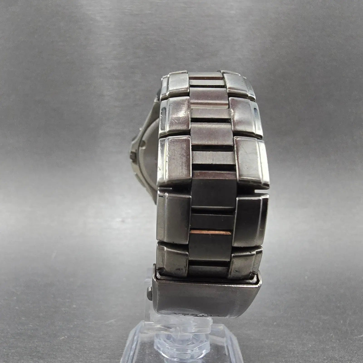 Citizen Eco-Drive Attesa Watch Men 38mm Black Dial Titanium H410-T003788 PARTS!17