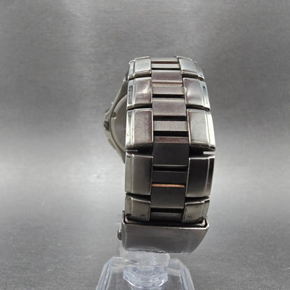 Citizen Eco-Drive Attesa Watch Men 38mm Black Dial Titanium H410-T003788 PARTS!17