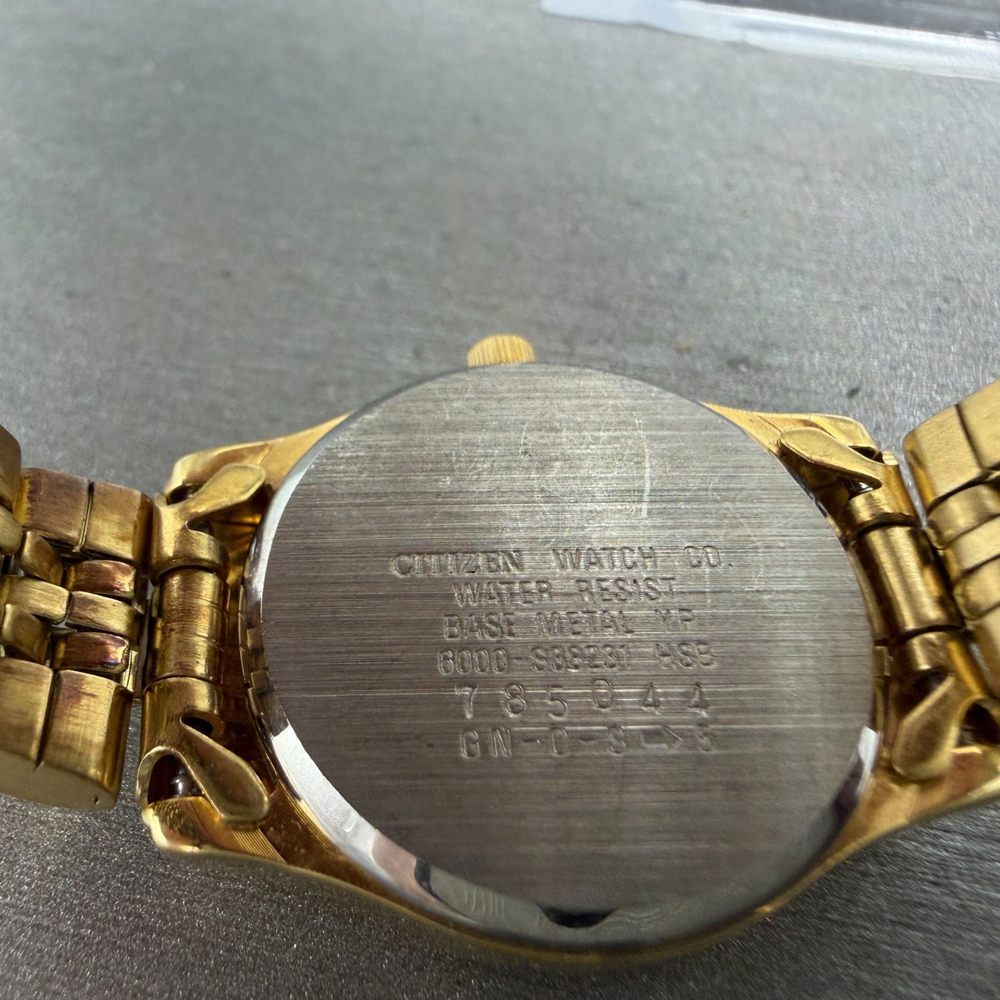 Citizen Watch Women 23mm Champagne Dial Gold Tone Daydate 6000-S38231 New BattAB9