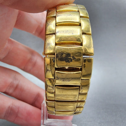 Raymond Weil Watch Women 27mm MOP Dial Gold Plated Date Round 5392 New Battery9
