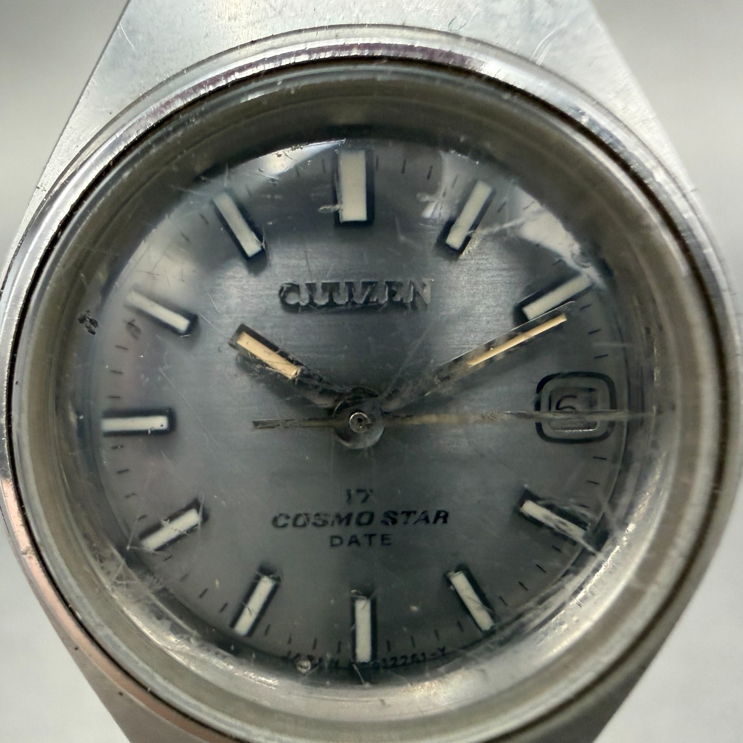Citizen Cosmostar Watch Women 22mm Silver Dial Silver Tone Date Manual Runs ABC11