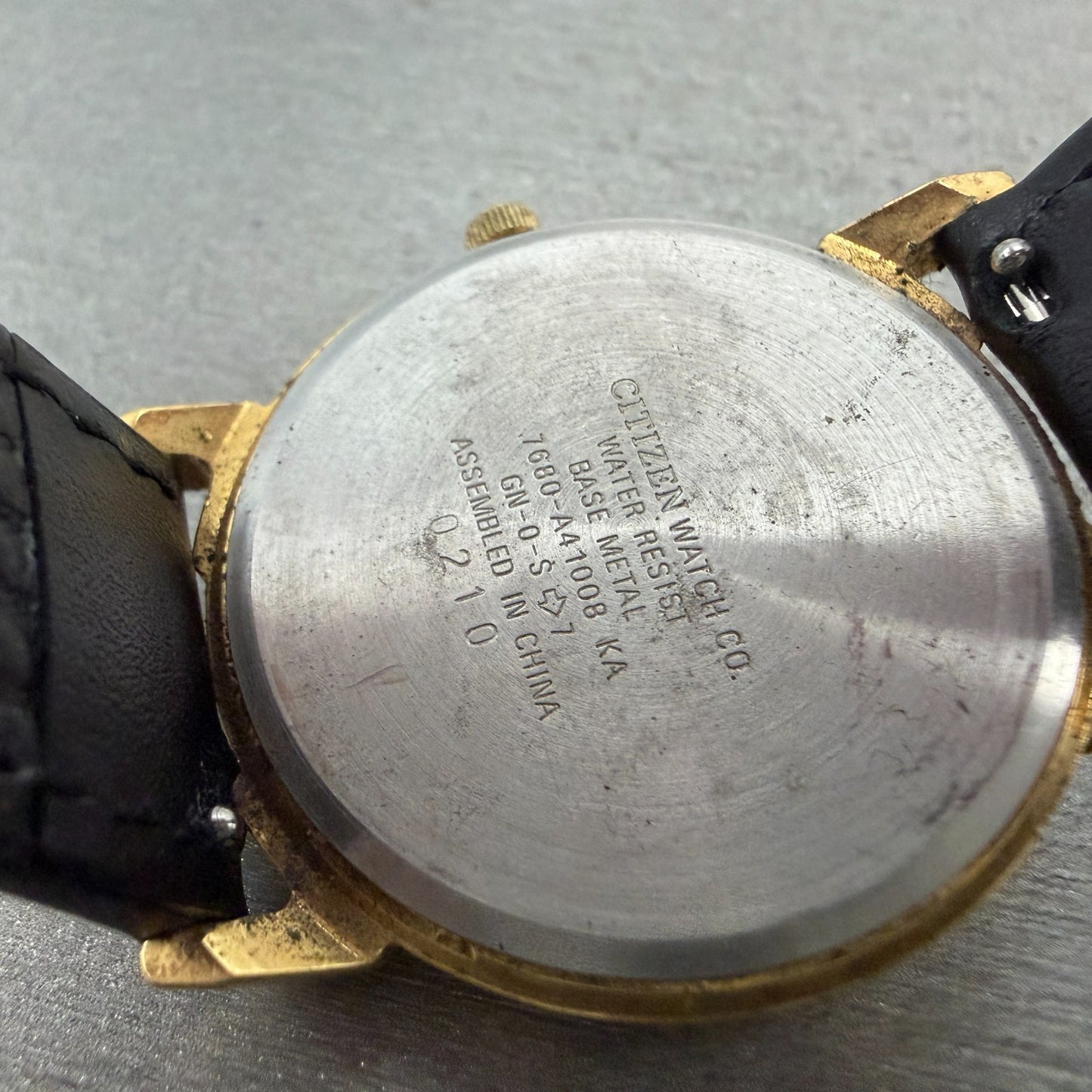 Citizen Junction Watch Unisex 32mm Champagne Dial Gold Tone Round New battery9