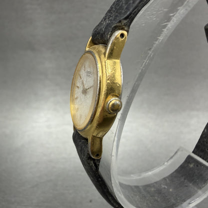 Seiko Watch Women 17mm White Dial Gold Tone Oval Vintage 2Y00-5C29 New Battery2