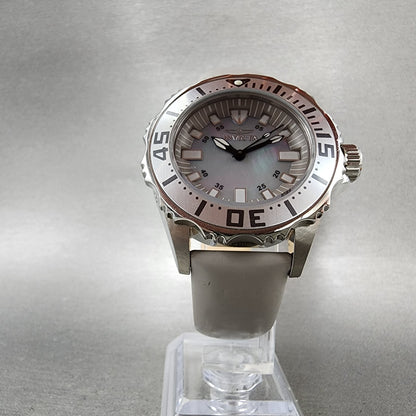 Invicta Pro Diver Watch Women 37mm MOP Dial Steel Round 18494 New Battery5