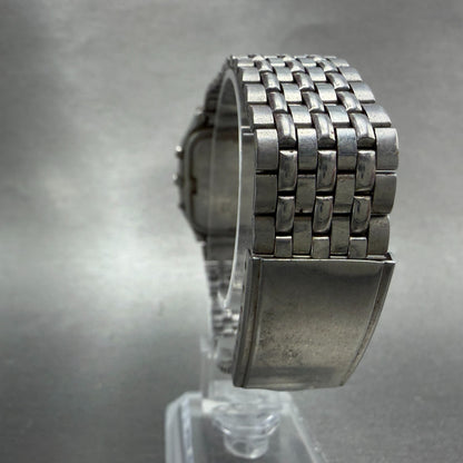 Citizen CQ Analgo Digital Watch Men 32mm Gray Dial Silver Tone 8950-084071 PARTS8