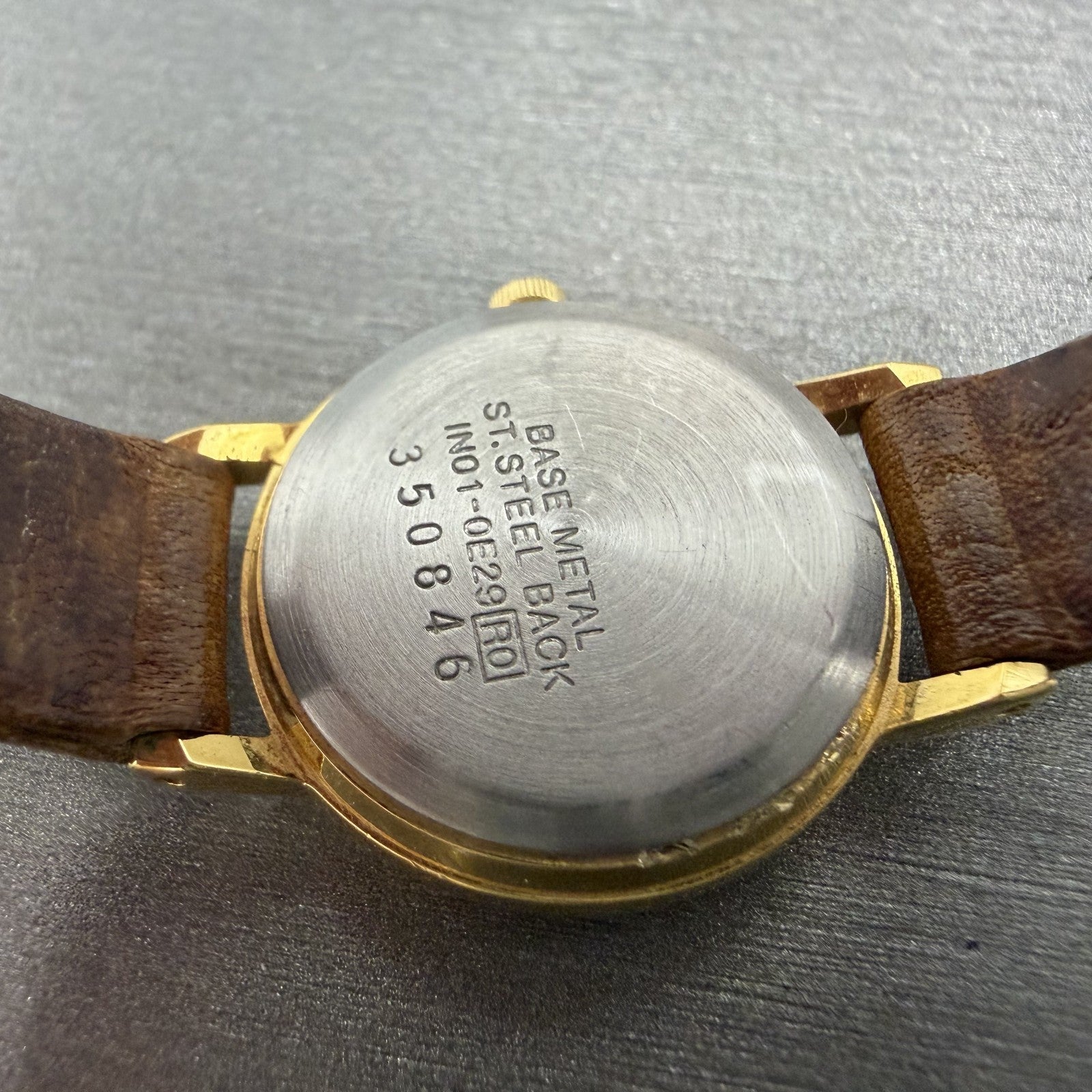 Seiko Watch Women 21mm Cream Dial Gold Tone Round 1N01-0E29 New Battery Vintage9