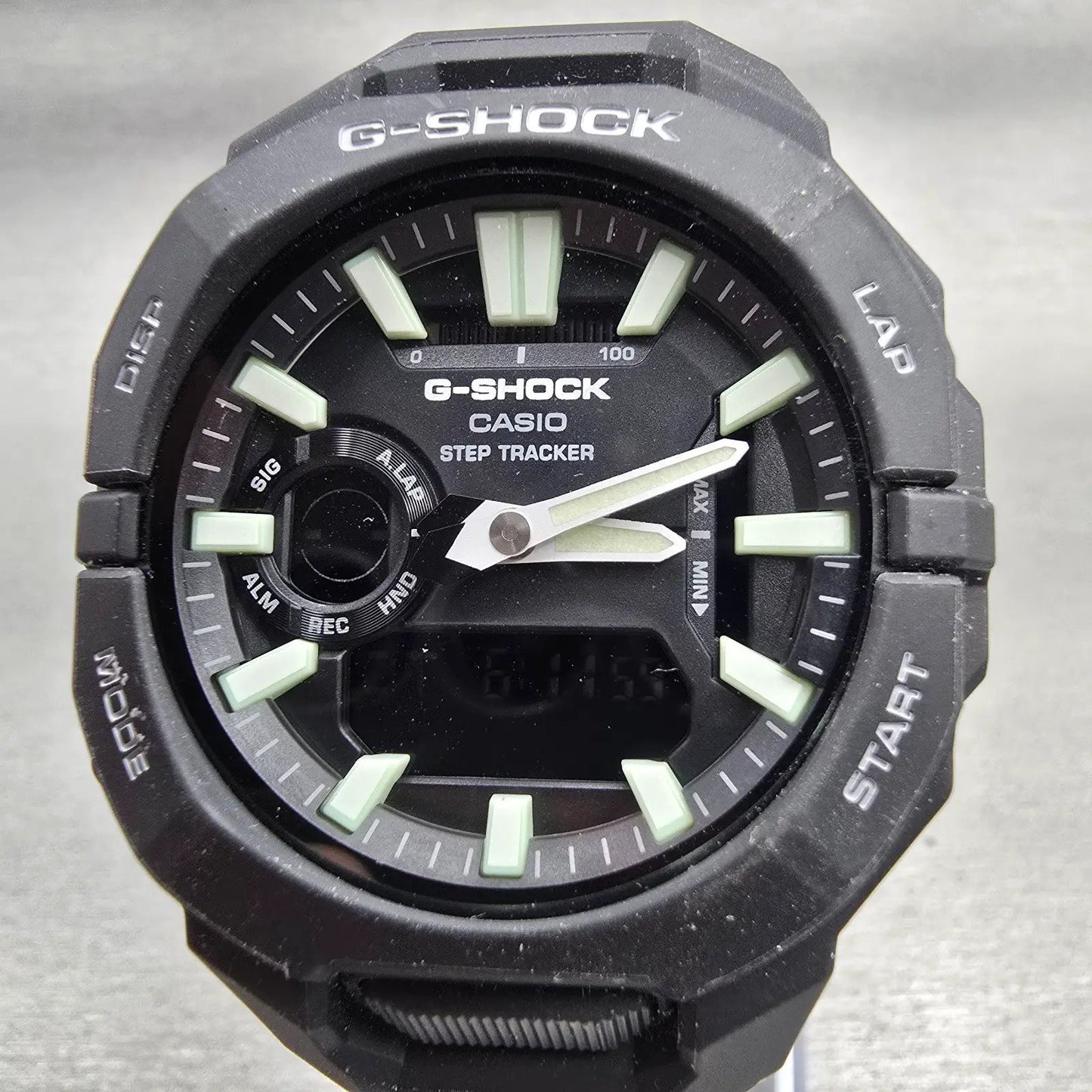Casio G-Shock GBA-950 Watch Men 44mm Black White Chronograph Alarm New Battery1