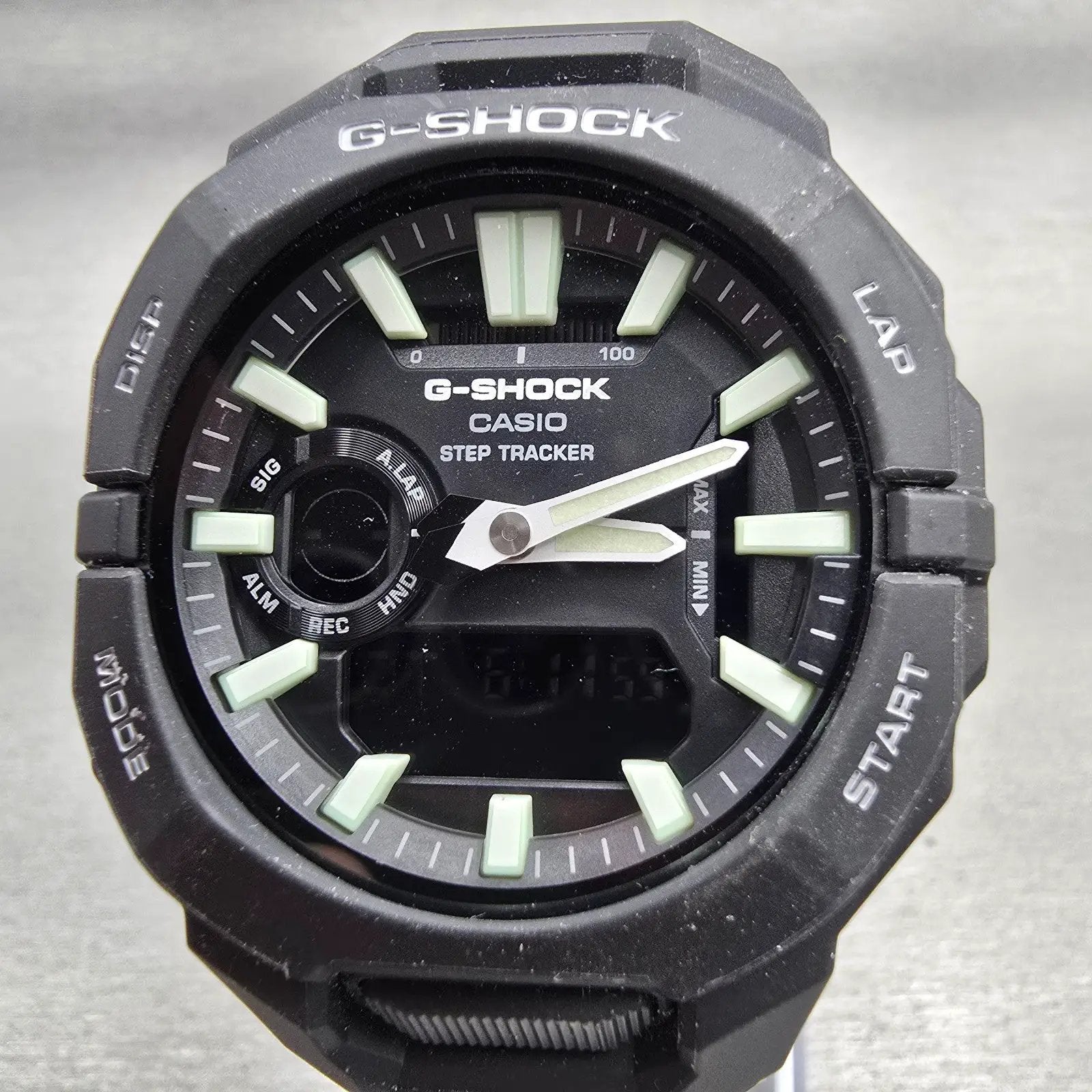 Casio G-Shock GBA-950 Watch Men 44mm Black White Chronograph Alarm New Battery1