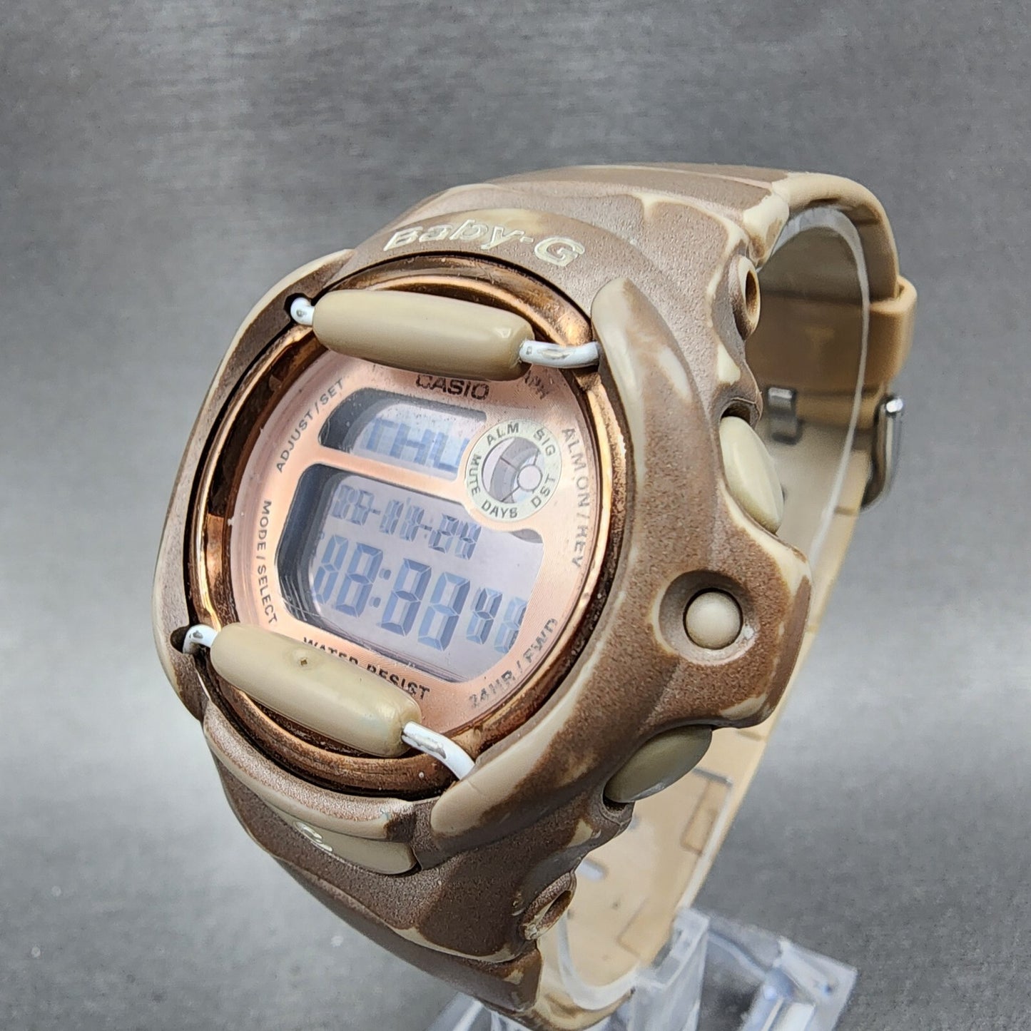 Casio BabyG Watch Women Pink Digital Alarm Chronograph BG169G New Battery2