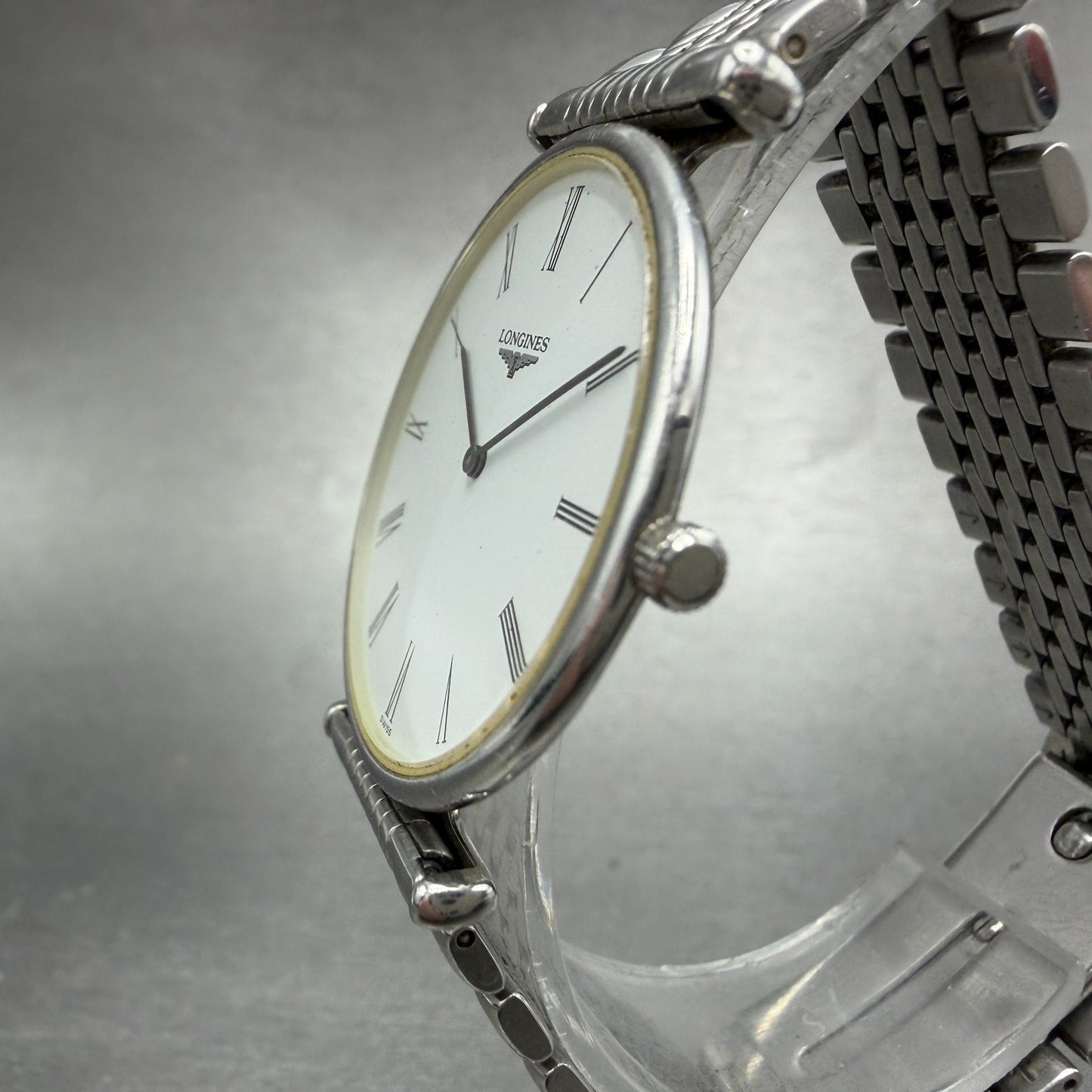 Longines La Grande Classique Watch Men 33m White Dial Steel Round L4.635.4 Works2