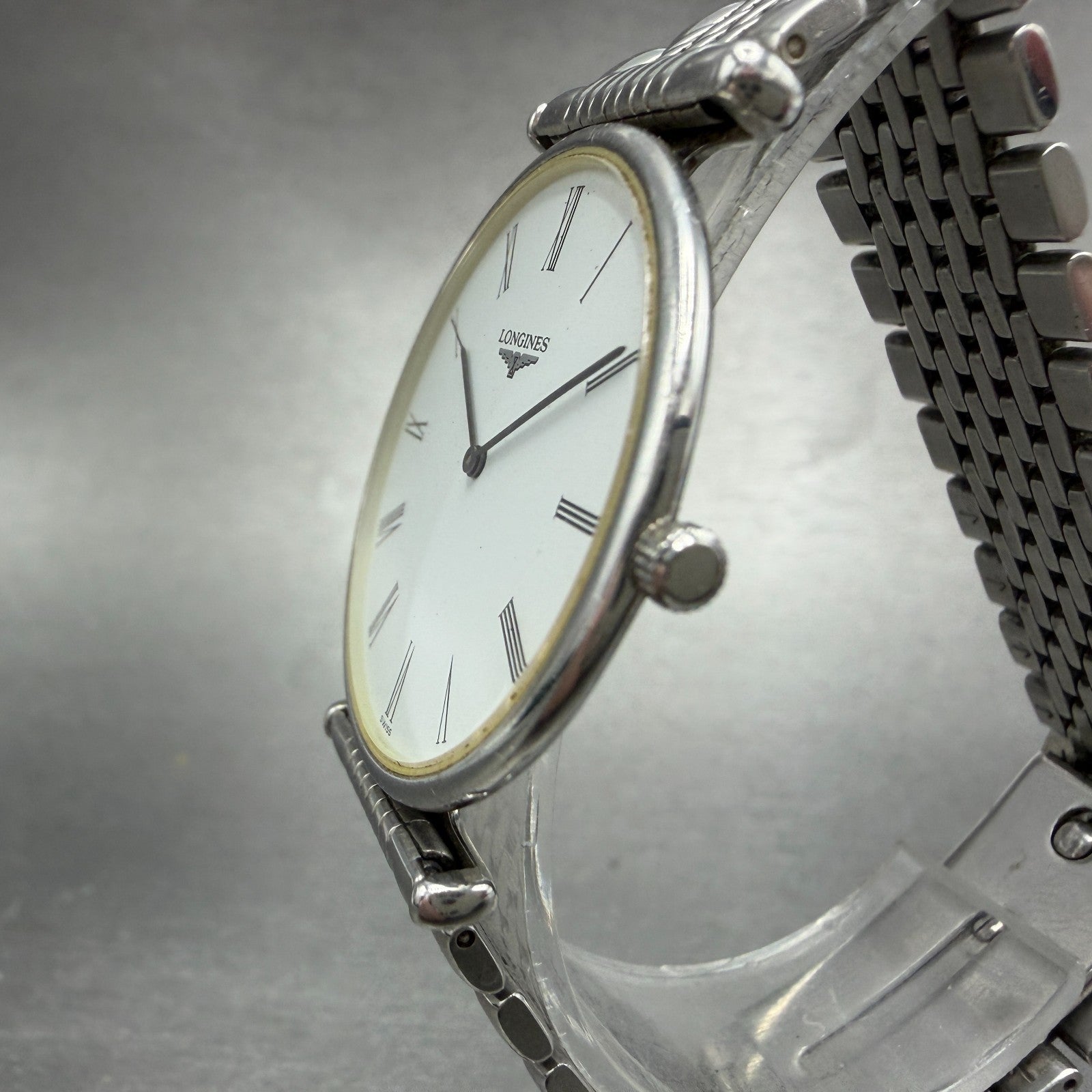 Longines La Grande Classique Watch Men 33m White Dial Steel Round L4.635.4 Works2