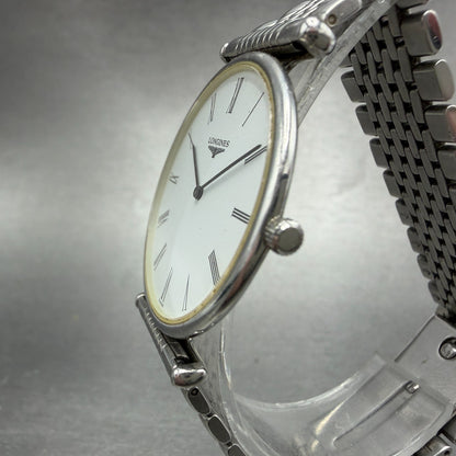 Longines La Grande Classique Watch Men 33m White Dial Steel Round L4.635.4 Works2