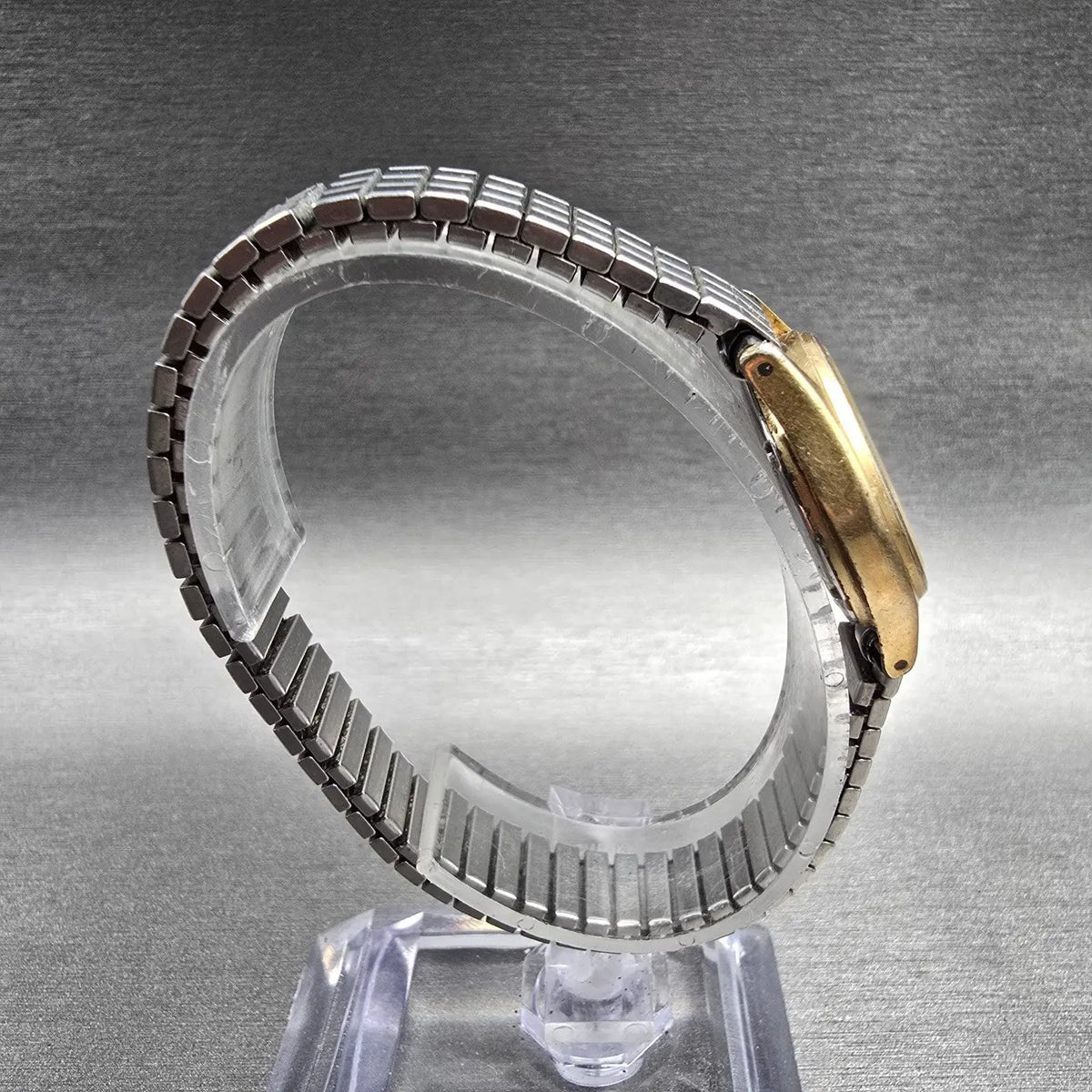 Seiko Watch Women 24mm Gold Dial Gold Tone Round 3421-0100 New Battery Vintage8