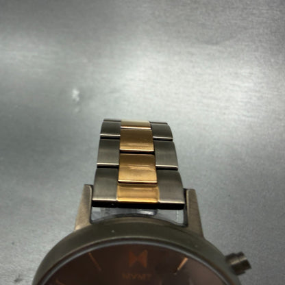 MVMT Nova Orion Watch Women 38mm Brown Dial Brown Tone Day Round New Battery4