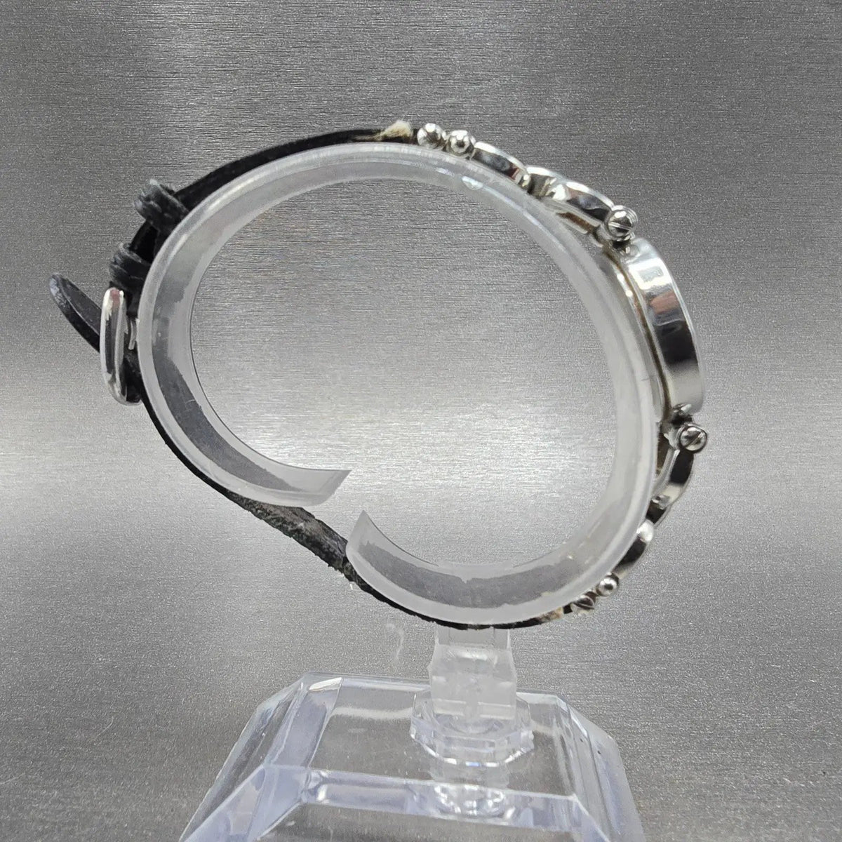 Coach Watch Women 22mmm Silver Dial Steel Round Leather W024PARTS11