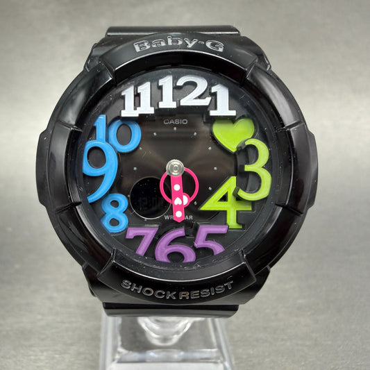 Casio Baby-G Watch Women 43mm Analog Digital Black Dial Black Tone New Battery0