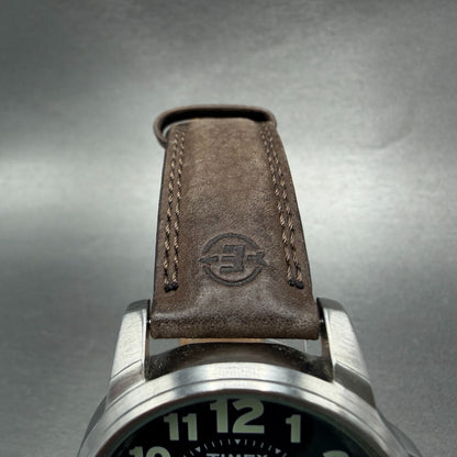 Timex Expedition Watch Men 40mm Black Dial Silver Tone Date Round New Battery4