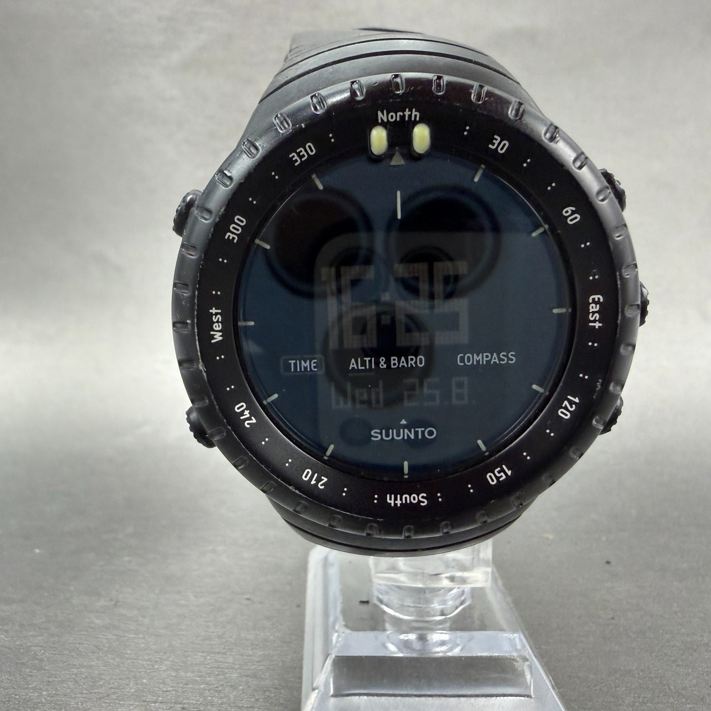 Suunto Core Watch Men 49mm Digital Black Alti Baro Compass Round New battery5