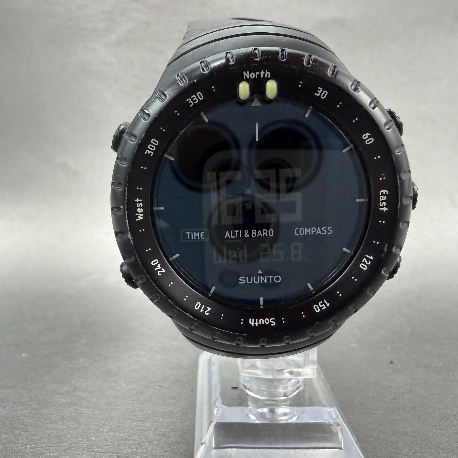 Suunto Core Watch Men 49mm Digital Black Alti Baro Compass Round New battery5