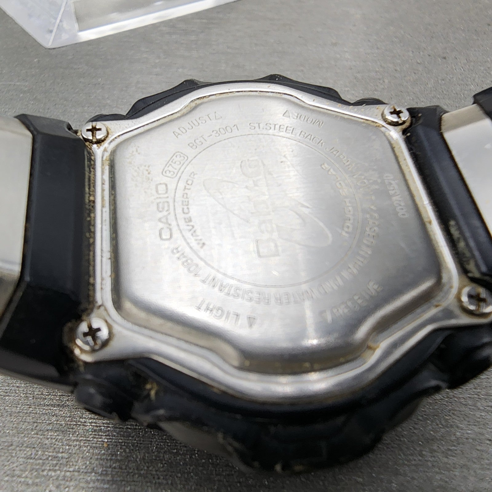 Casio BabyG BGT3001 Watch Women 41mm Black Tone Analog Digital Solar Works9