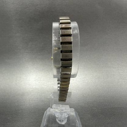 Seiko Watch Women 16mm Black Dial Gold Tone Rectangle 2C20-6279 New Battery7