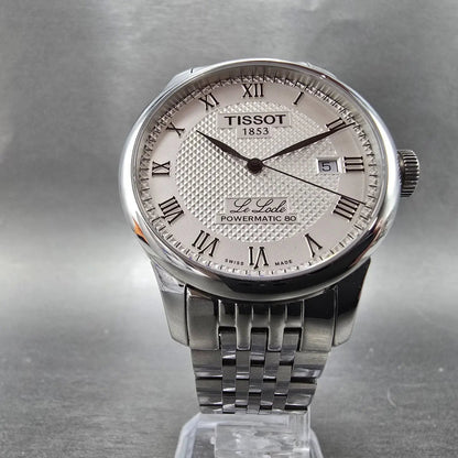 Tissot Le Locle Powermatic 80 Automatic Watch Men 39mm White Dial Steel Date5