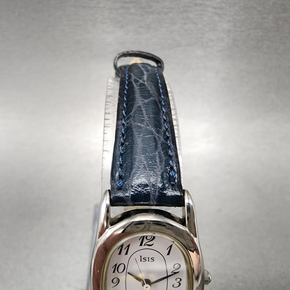 Citizen ISis Watch Women 20mm White Dial Silver Tone Oval 5930-L11825 New Batt