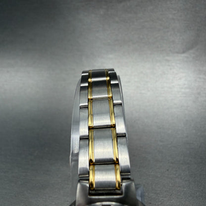 Seiko Watch Women 24mm Black Dial Two Tone Round 7N01-0BA0 New Battery Vintage4