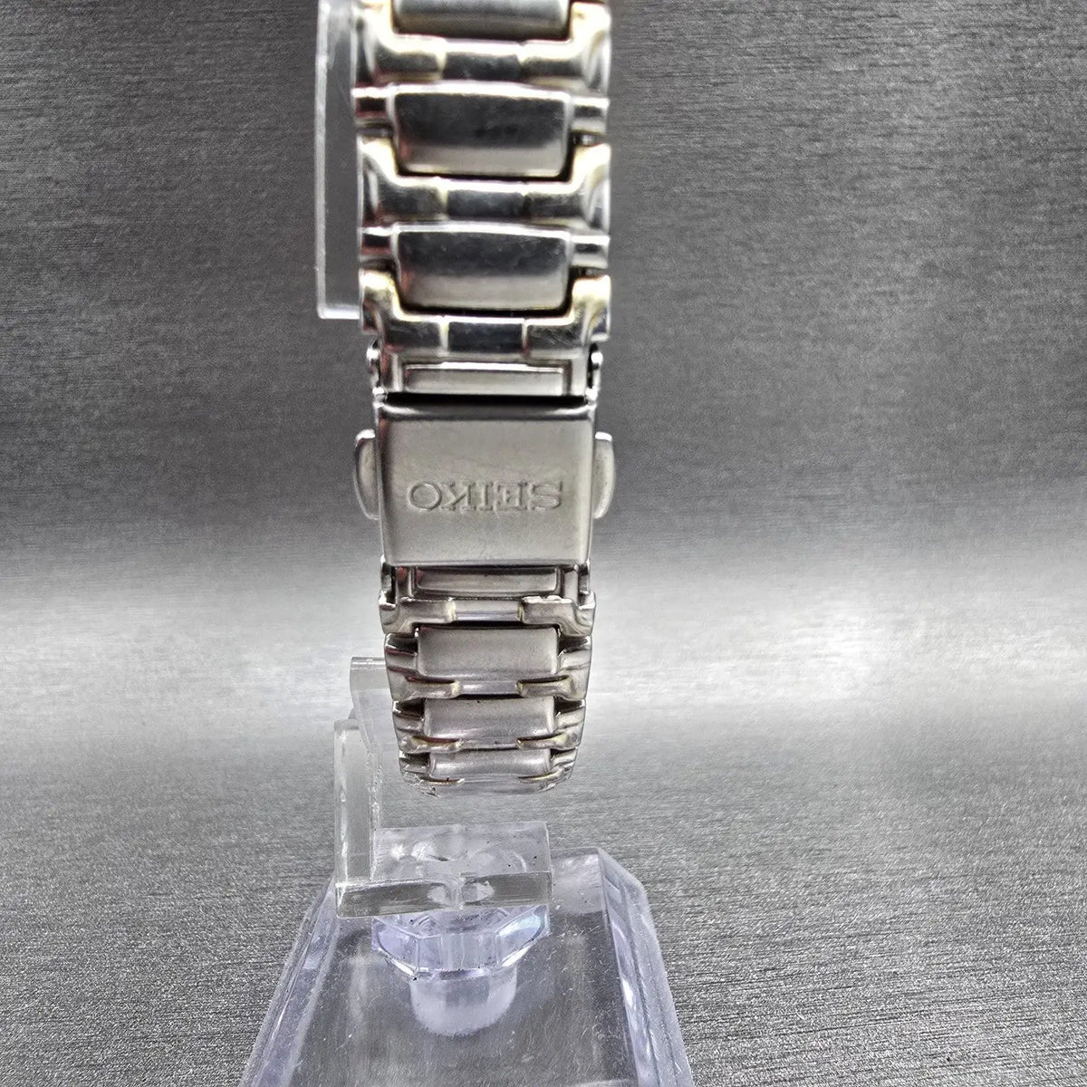 Seiko Tank Watch Women 21mm White Dial Two Tone Rectangle 1N00-0FY0 New Battery7