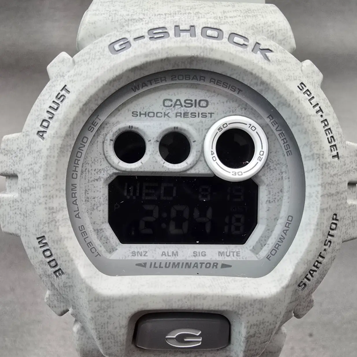 Casio G-Shock GD-X6900HT Watch Men 54mm Gray Dial Gray Chrono Alarm New Battery1