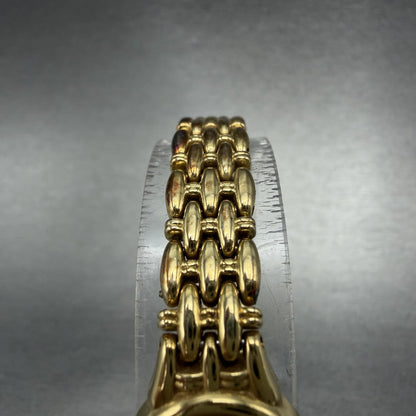 Seiko Watch Women 17mm Champagne Dial Gold Tone Oval 2P20-5B09 New Battery4