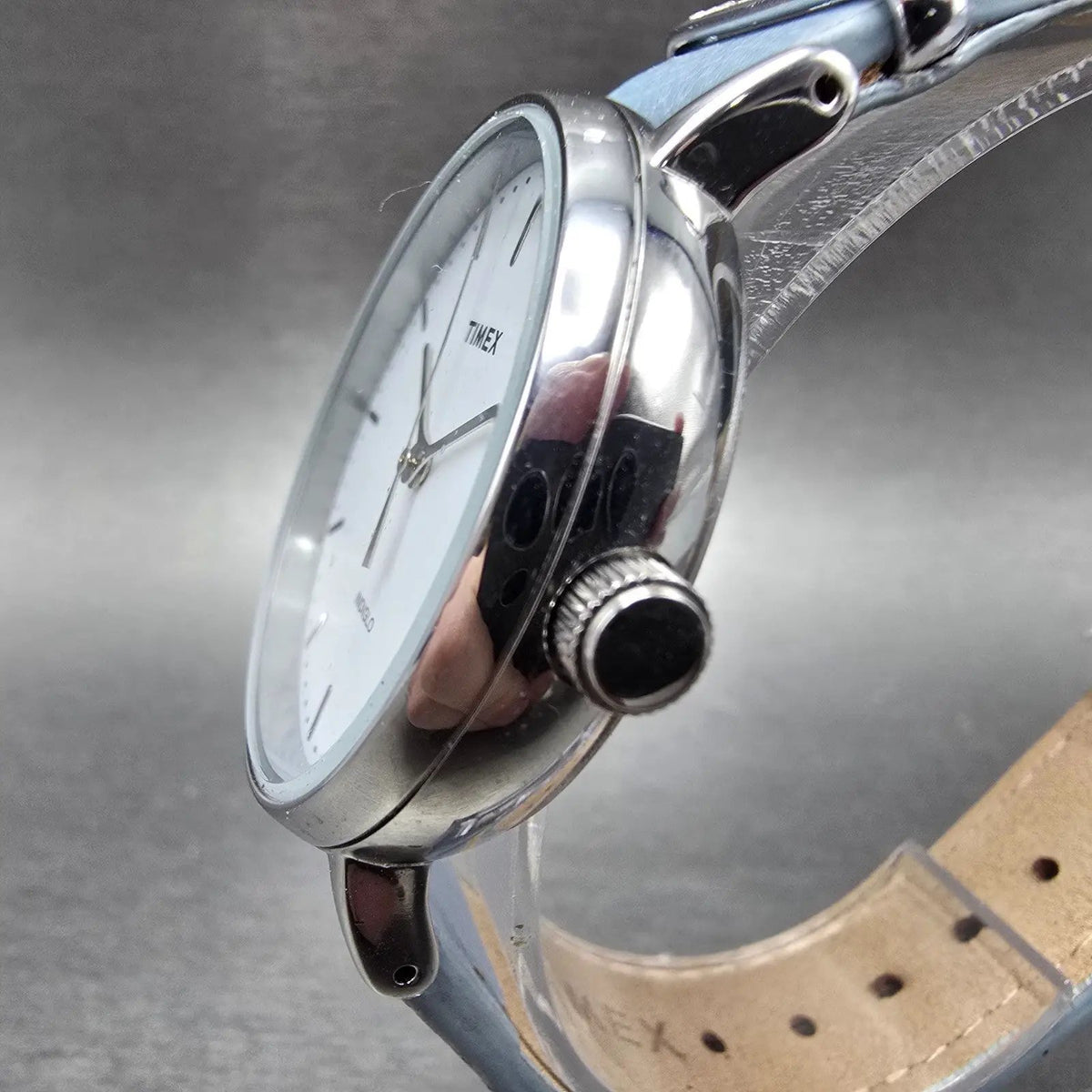Timex Fairfield Watch Women 37mm White Dial Silver Round TW2R70300 New Battery2