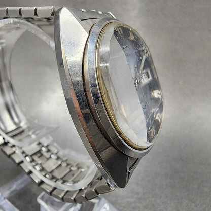 Seiko Lord Matic Watch Men 36mm Blue Dial Silver Tone Daydate 56067231 PARTS4