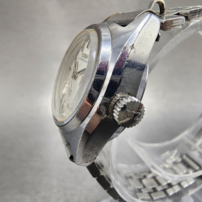 Citizen Cosmostar V2 Watch Women 25mm Silver Dial Steel Daydate Automatic PARTS3