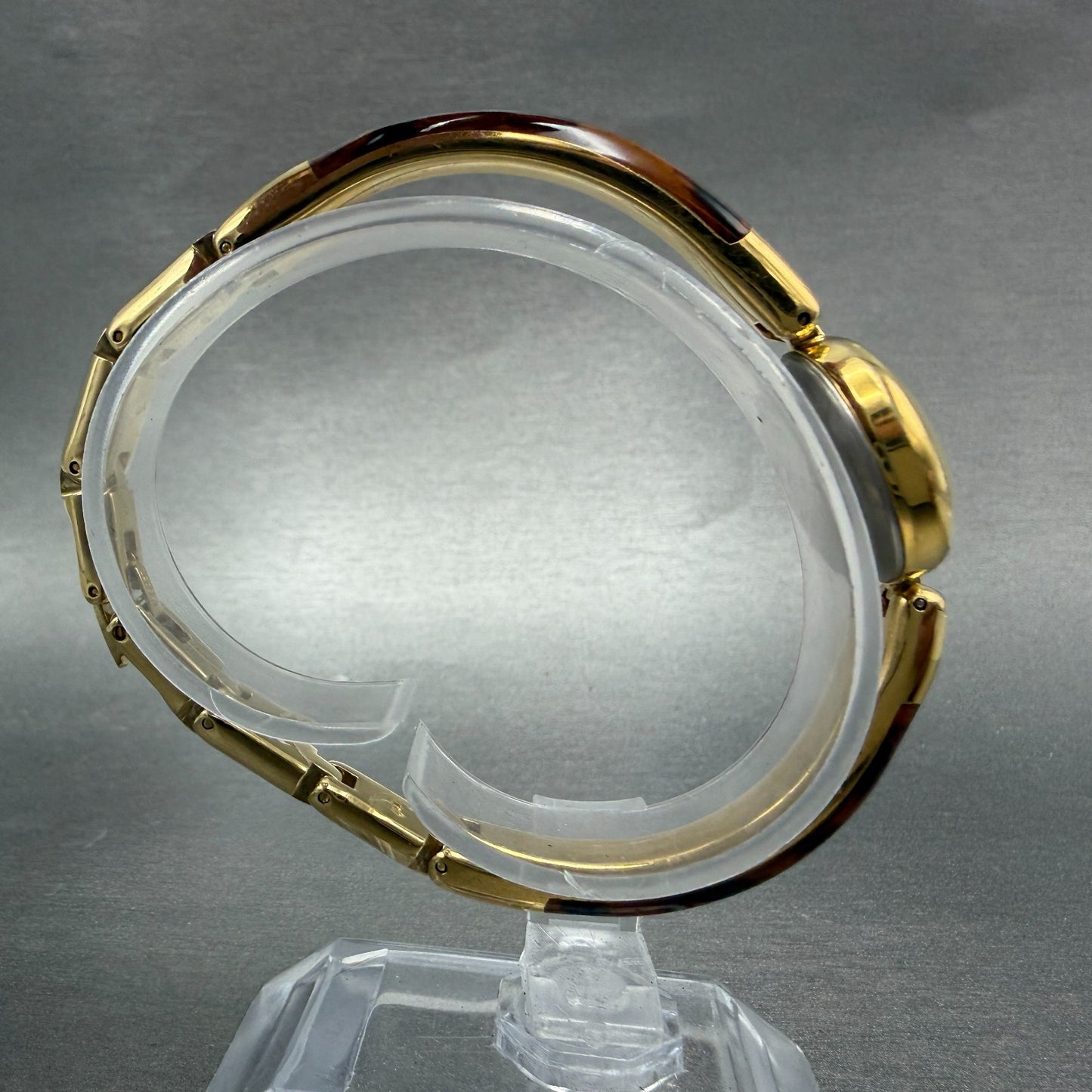 Orient Jupiter Watch Women 20mm Gold Dial Gold Tone Round E454S7-00 New Battery8
