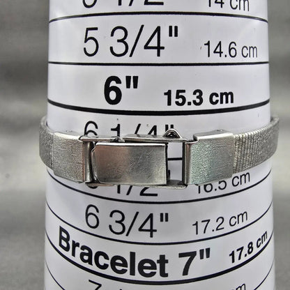 Seiko Watch Women 18mm Silver Dial Silver Tone Rectangle 2320-5269 New Battery9