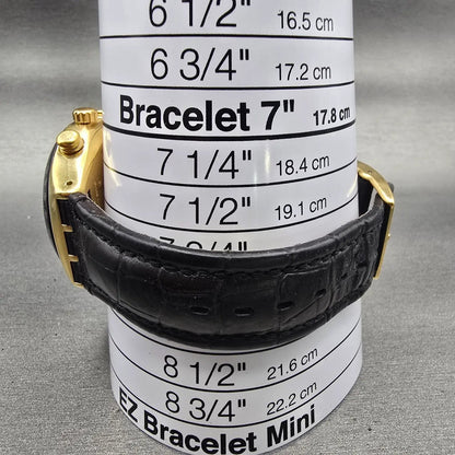 Swatch Irony GOLDFINGER Watch Men Black Dial Gold Case Chrono YCG401 New Battery9