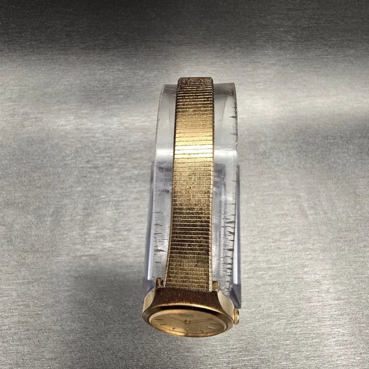 Seiko Watch Women 19mm Champagne Dial Gold Tone Round 2C20-0029 New Battery VTGT4