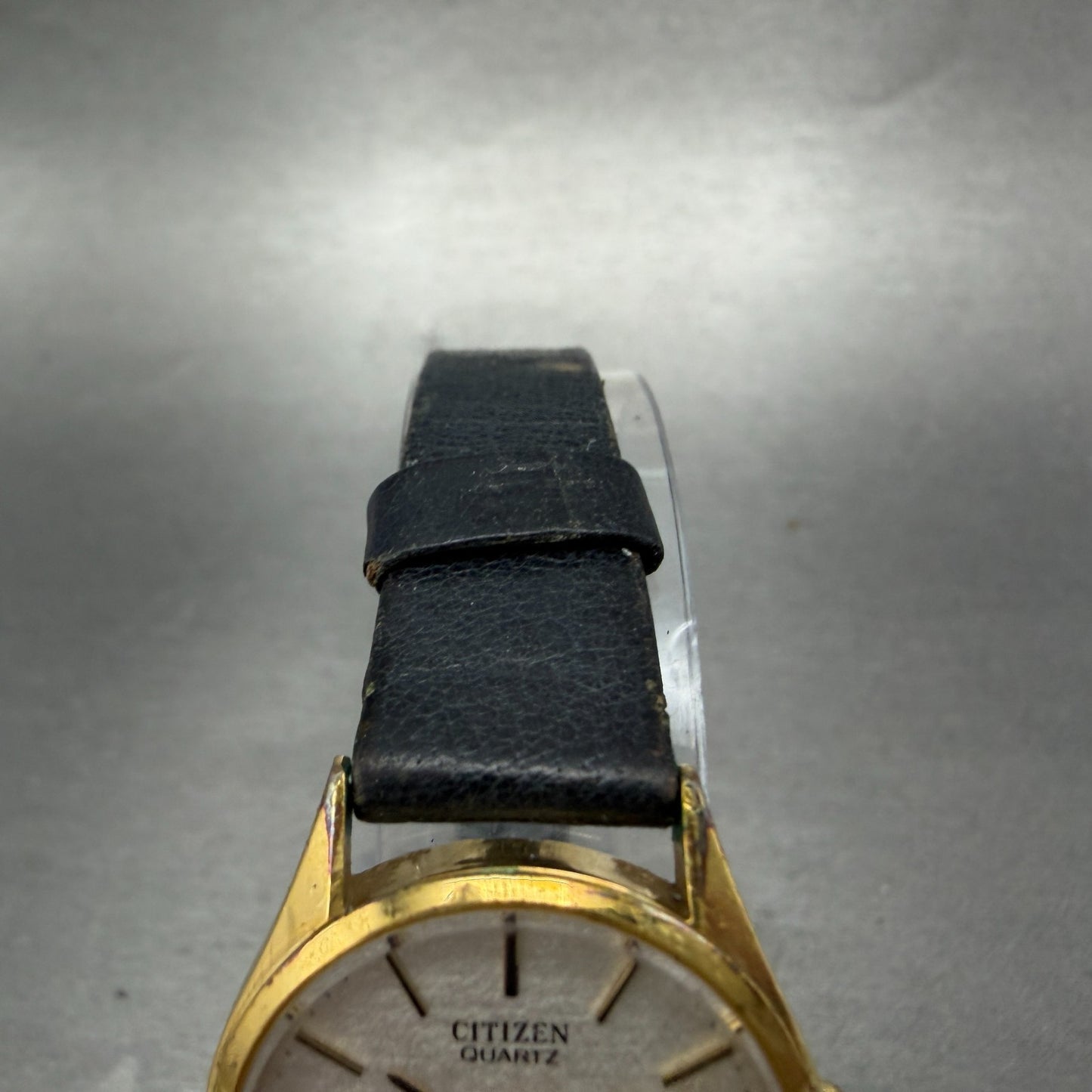 Citizen Watch Women 24mm White Dial Gold Tone Round 4-751159 New Battery VTG4