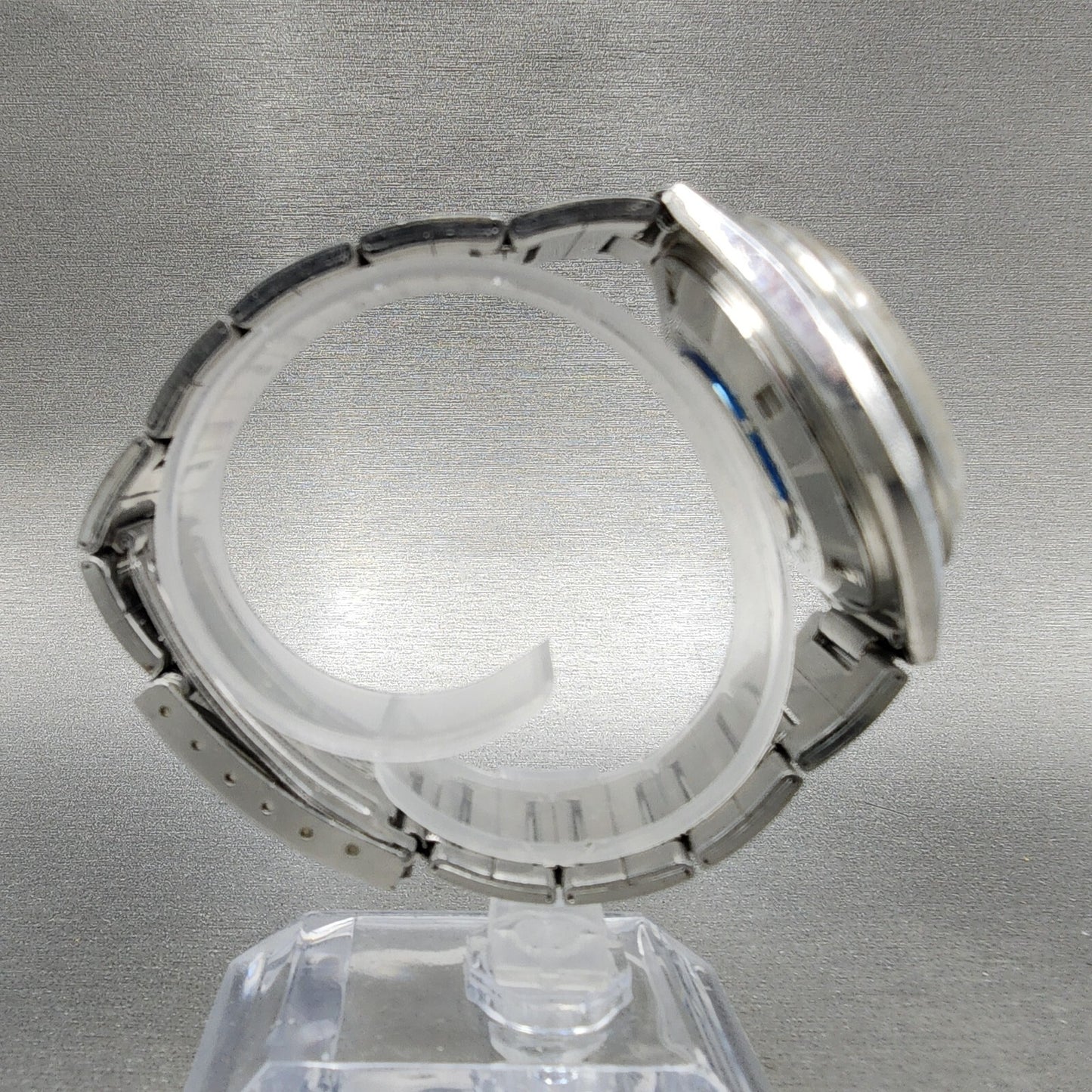 Orient HA Automatic Watch Men 38mm Blue Dial Steel Daydate Round 21J Runs8