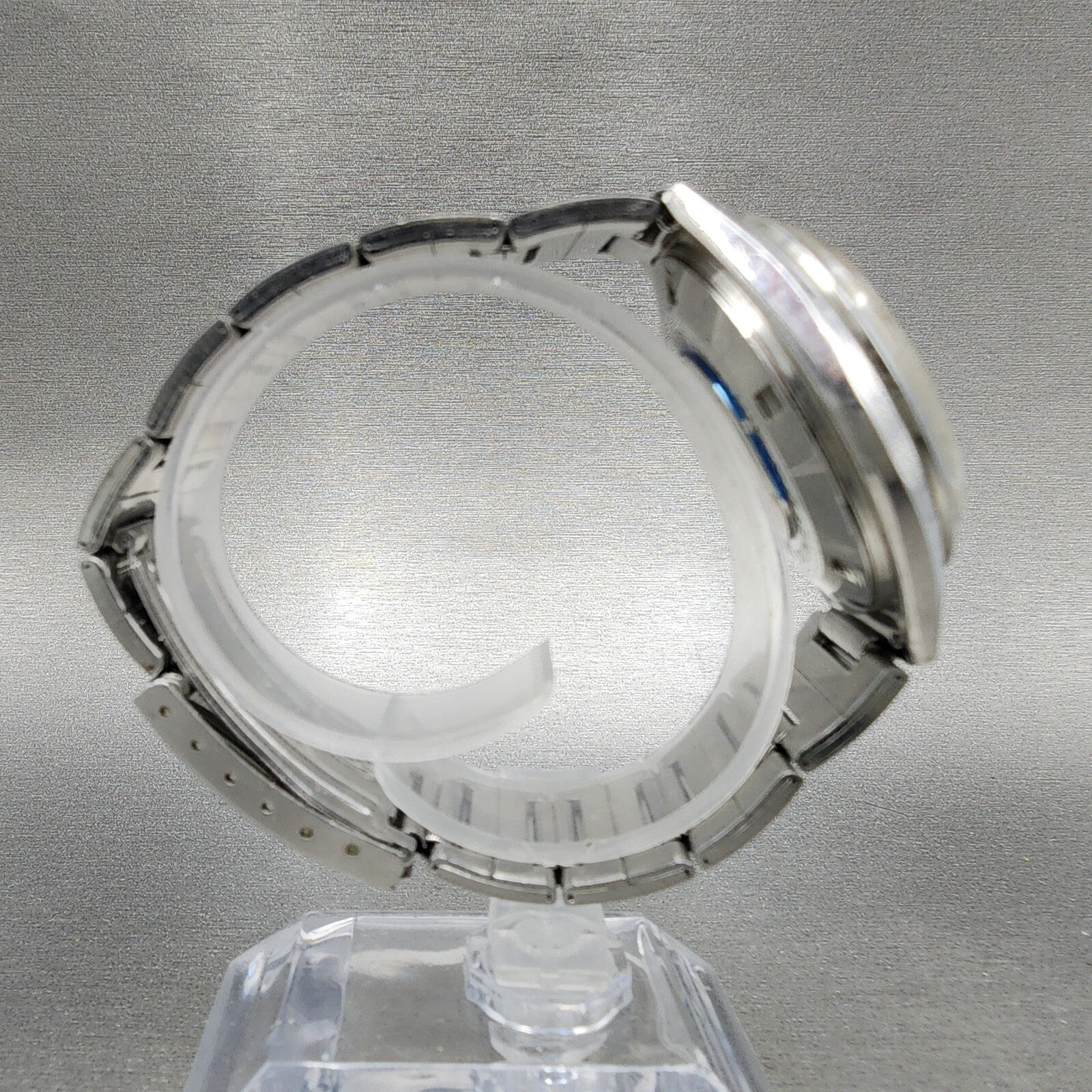 Orient HA Automatic Watch Men 38mm Blue Dial Steel Daydate Round 21J Runs8