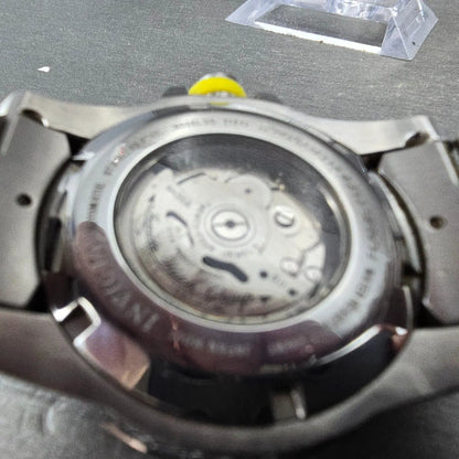 Invicta Pro Diver automatic Watch Men 43mm Yellow Dial Silver Date Round 112119