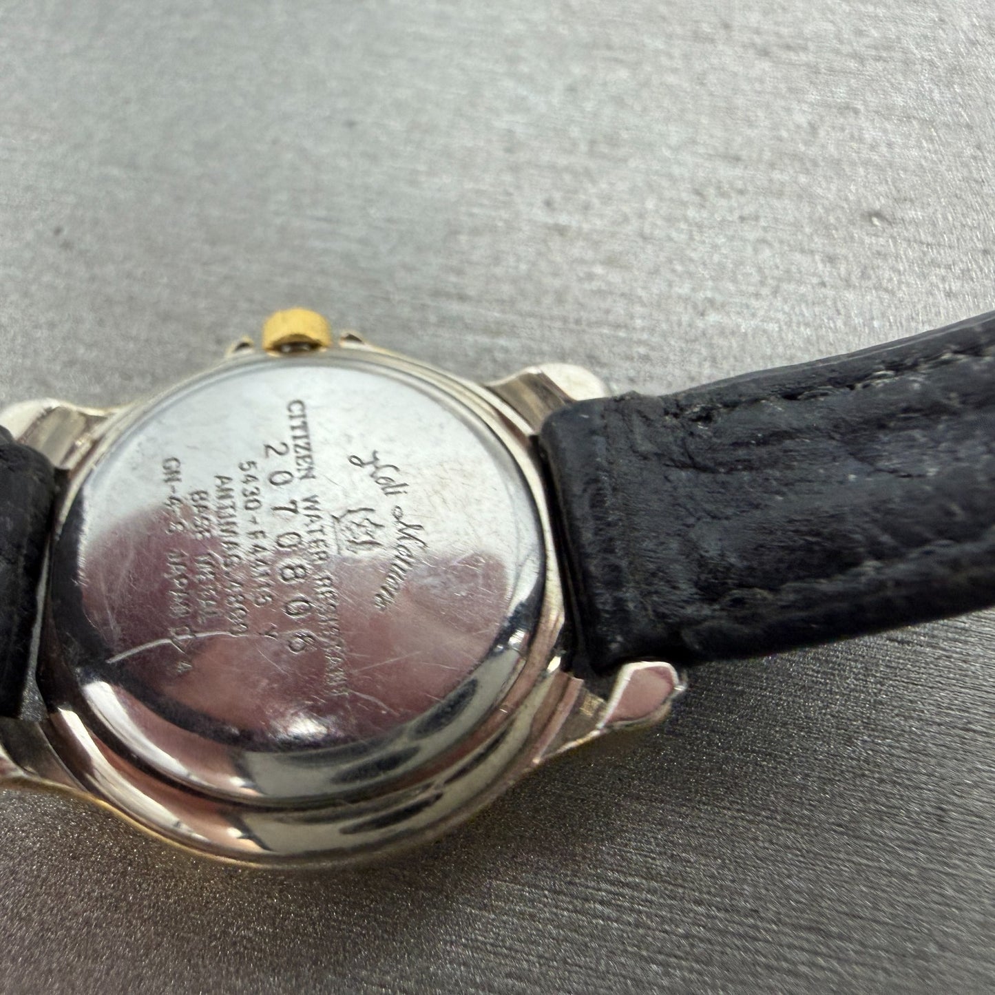 Citizen Club La Mer Watch Women 22mm White Dial Two Tone Round New battery9