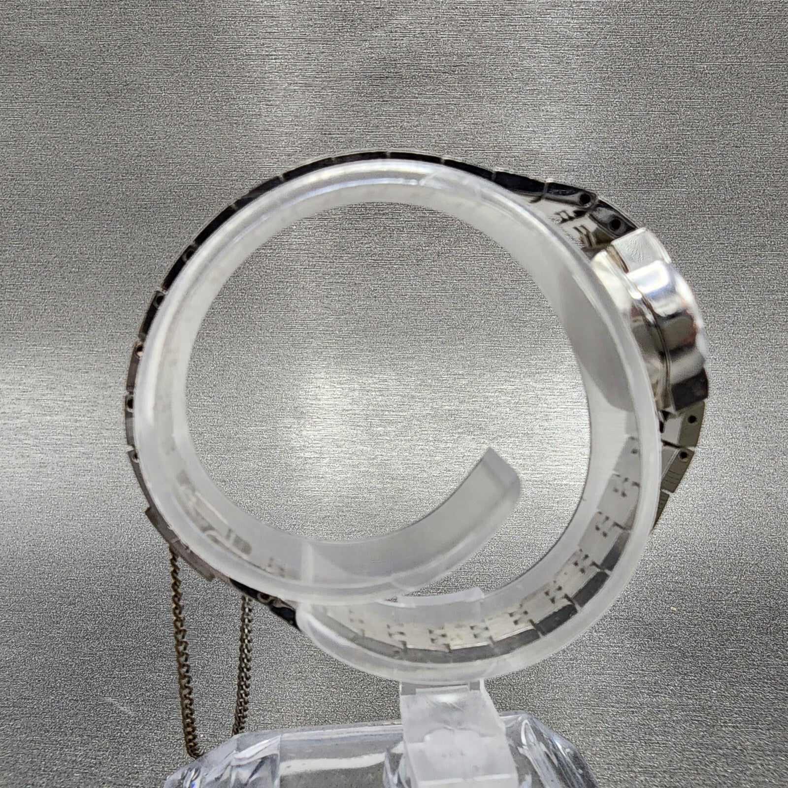 VTG Citizen CQ Watch Women 17mm Silver Dial Silver Tone Oval New Battery8