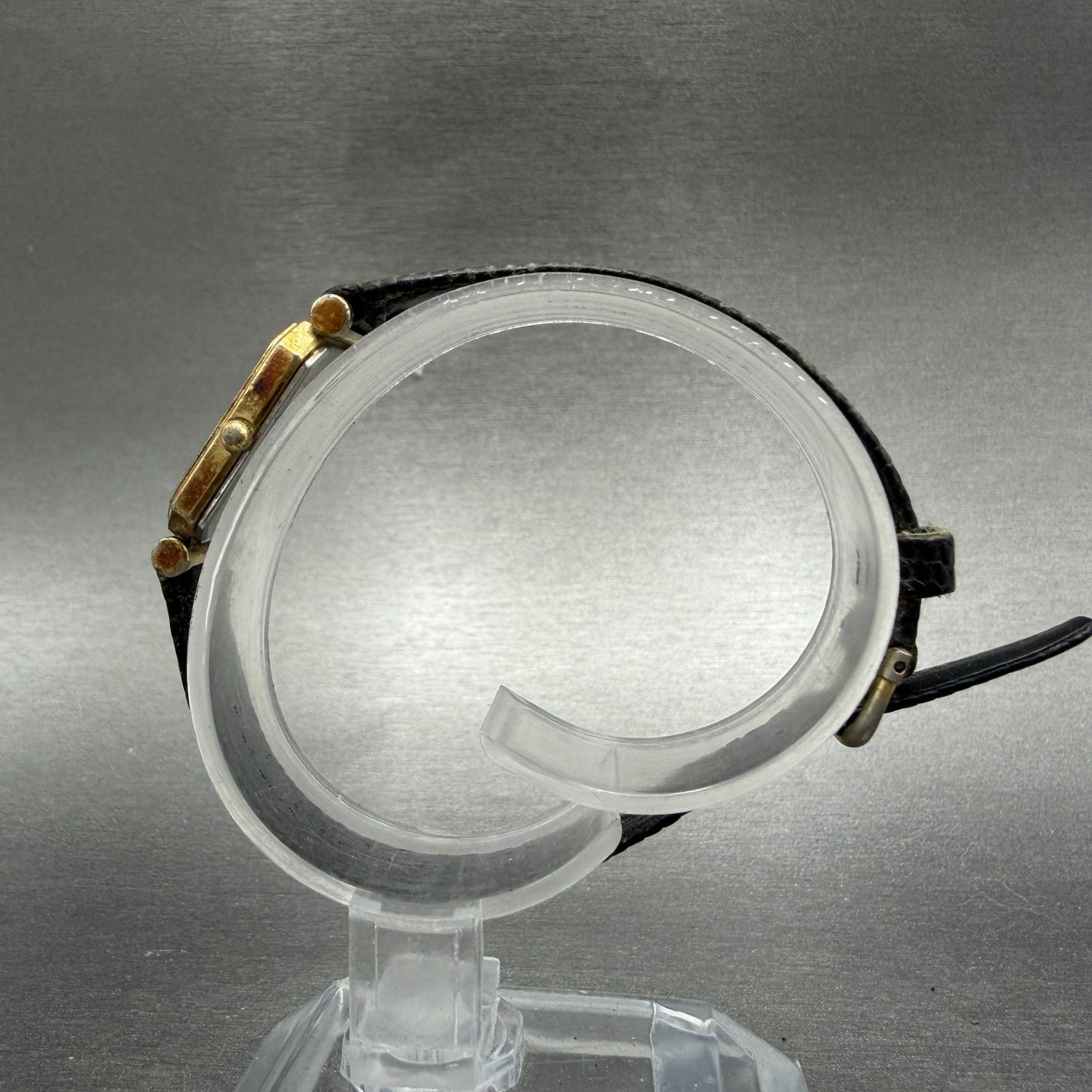 Seiko Lassale Watch Women 14mm Champagne Dial Gold Tone 8420-5839 New Battery6